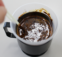 粉コーヒー染め体験
