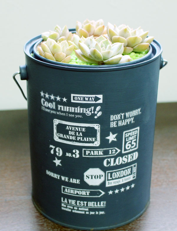 空き缶を使って植木鉢を作ろう！リメイク缶の魅力！
