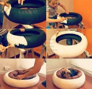 pet-bed-from-tire