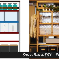 はじめてのセルフリノベーション～【前編】1×8材DIYでキッチンカウンターにおしゃれな調味料ラックをDIY～