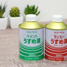 ペイントうすめ液とラッカーうすめ液の違いは？