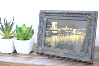 フォトフレーム　さび加工